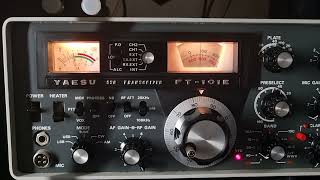 yaesu FT101e VS kenwood TS890S ascolti in banda 40m a confronto yaesu kenwood hamradio radio [upl. by Acilejna]