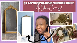 DIY Anthropologie Mirror Dupe  highend decor on a budget [upl. by Annuahs]