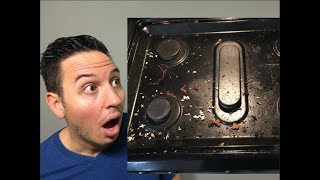 How To Clean a Gas Stove Top With 1 Magical Cleaner [upl. by Schnorr]