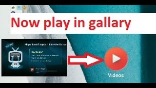 PLAYit Video Save In Gallery  How to watch playit video in gallary  Convert playit video to normal [upl. by Arraeit]