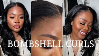 THE PERFECT 20 INCH BOMBSHELL WIG QUICK amp EASY FOR BEGINNERS ft Ali Pearl Hair  Edwigealamode [upl. by Eiggam337]