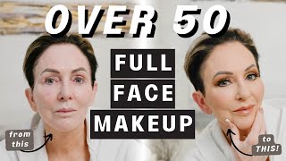 Over 50 Full Face Makeup TUTORIAL  Healthy Habits to Look amp Feel Your Best [upl. by Divine]