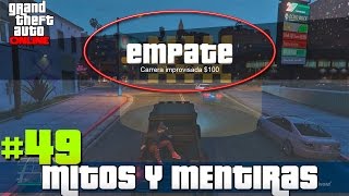 GTA V  Mitos y Mentiras 49  PUEDES EMPATAR UNA CARRERA Salvando vidas y mas [upl. by Munson]