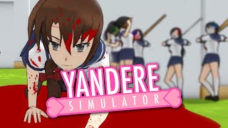 DELINQUENTS REACTING TO DISMEMBERMENT  Yandere Simulator Gameplay Update [upl. by Cornish]