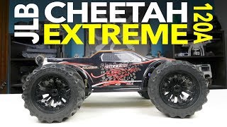 JLB Cheetah Extreme 120A Edition 11101  4WD Brushless RC Monster Truck RTR Unboxing [upl. by Akcirre739]