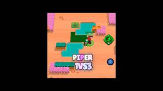 Piper 1VS3 Tufa❎️ ArtuzinhoBR✅️ artuzinhobr brawlstars shortsvirais Tufa Piper [upl. by Hamnet]