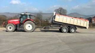 AGRICULTURAL HOOKLIFT TRAILER HOOK LIFT FASTRAC FARM TRAILER [upl. by Talbott]