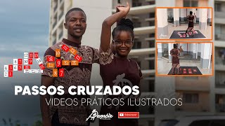 Sistema Básico 5 Passos cruzados Aulas de Semba  Kizomba [upl. by Telrahc121]