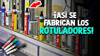 ¿Cómo Se Fabrican Los Rotuladores Proceso En Fábrica [upl. by Leonelle]