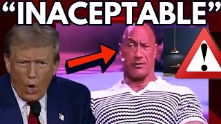 🔴EL ACTOR DWAYNE JOHNSON THE ROCK SALE en DEFENSA de TRUMP y SE HACE VIRAL🔥✔ [upl. by Fulvi]