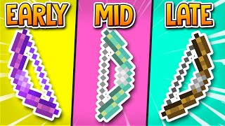 HYPIXEL SKYBLOCK  The BEST Bows for EARLYMIDLATE game [upl. by Veriee]