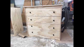 How to Build a Four Drawer Dresser [upl. by Burton650]