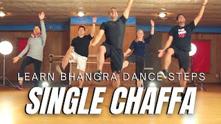 Learn Bhangra Dance Online Tutorial For Intermediate Dancers  Single Chaffa Step By Step  Lesson 8 [upl. by Enilaf]