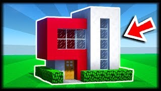 COMMENT CONSTRUIRE UNE MAISON MODERNE  🏠🏠 Tuto Build Minecraft [upl. by Quincy]