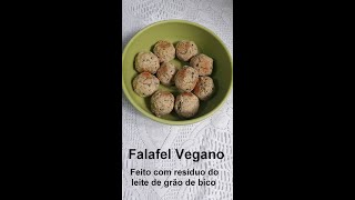 Falafel Vegano Assado  Feito com resíduo do leite de grão de bico shorts [upl. by Dove]