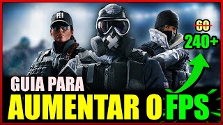 Configuração de Pro para Rainbow Six Siege Maximize FPS e Minimize Input Lag [upl. by Nosredneh487]