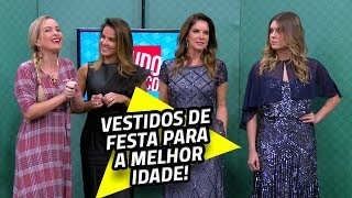 Opções de vestidos de festa para mulheres acima de 50 anos  DTUP [upl. by Nirac]