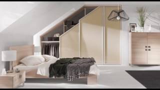 sloped ceiling wardrobe pull out [upl. by Monie]