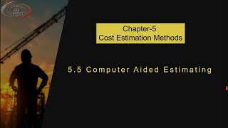 26 Computer Aided Estimating [upl. by Ollie]