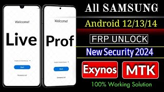 Samsung Frp Bypass 2024  Android 121314  New Security 2024  Factory Reset Protection Bypass [upl. by Maril]