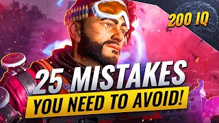 25 THINGS TO AVOID IN APEX Apex Legends Tips amp Tricks How to Improve at Apex Legends [upl. by Eitten]