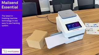 Mailcoms Mailsend Essential Franking Machine Introduction [upl. by Herrle]