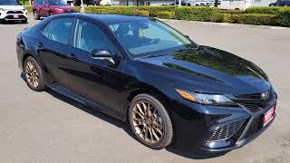 2023 Toyota Camry SE Nightshade AWD in Midnight Black Metallic [upl. by Geesey]