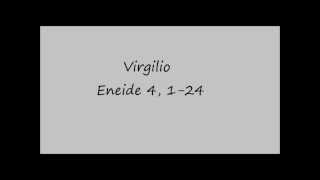 Lettura metrica Virgilio Eneide 4 124 [upl. by Dnalrag512]