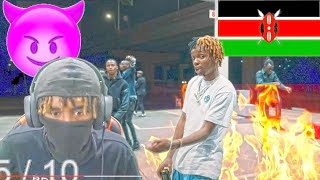 Kenyan 🇰🇪 Drill Reaction quotZOZA LIL MAINA X BURUKLYN BOYZquot [upl. by Orvie]