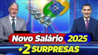 INACREDITÁVEL NOVO SALÁRIO de 2025 CHOCA os APOSENTADOS  2 SURPRESAS na FOLHA de PAGAMENTO [upl. by Annahsohs]