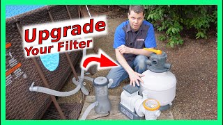 Sand Filter for above ground pool Bestway [upl. by Formenti]