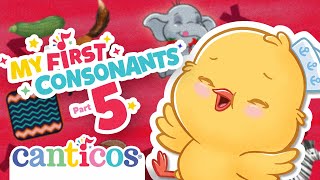 Consonants Part 5 X Y Z 🎉 Preschool ✨Early Phonics 🙌canticosworld 🐥🎵 [upl. by Hepzi641]