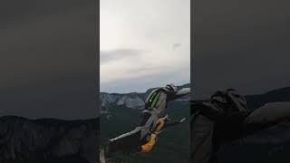 Vercors Reverse BASE Jump 🪂ilovevercors vercors life 🏞️ [upl. by Darb]