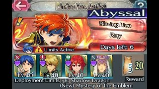 The battle with Limited unit  Vs Legend Roy  Abyssal with F2P units SI seals and Refine [upl. by Adyl]