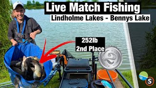 Live Match Fishing  Lindholme Lakes Bennys Lakes [upl. by Ardnatal]