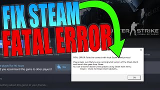 Fix Steam Launcher Fatal Error Failed To Connect With Local Steam Client Process [upl. by Cyrilla]