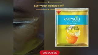 Ever youth Golden Peel off ASMR golenfacial facial [upl. by Nereids]