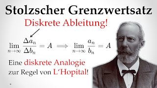 Satz von Stolz Eine diskrete Version der Regel von LHospital [upl. by Greenburg]