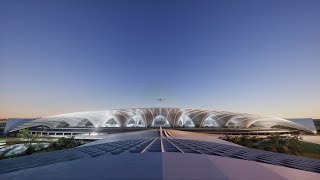 Mohammed bin Rashid approves designs of new passenger terminal at Al Maktoum International Airport [upl. by Alleunam]