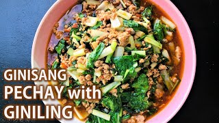 Ginisang Pechay with Giniling na may Oyster sauce Recipe  Madaling Lutuin Pero Saksakan ng Sarap [upl. by Aelak]