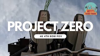 Project Zero 4th Row POV  Gumbuya World Victoria Australia  On Ride 4K Point Of View [upl. by Elauqsap768]