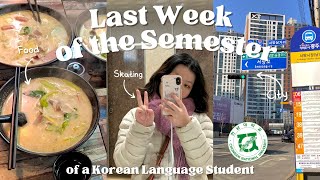 Last week of the semester Korean Language student in CNU  Living Alone Ep 4 🇰🇷 [upl. by Gradey227]