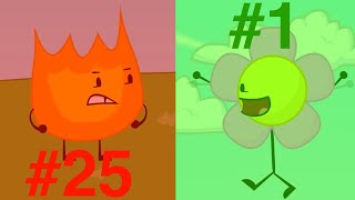 Every BFDI Character RANKED [upl. by Ahsimaj]