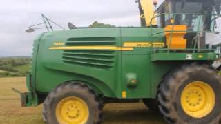 John Deere 7450 6210r 6930 at silage [upl. by Niveek]