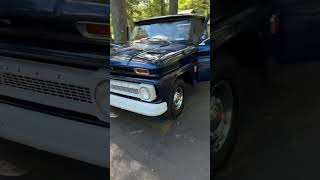 Clean stepside C10 at the car show [upl. by Hayimas215]