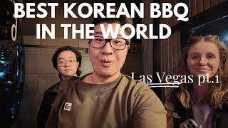 BEST Korean BBQ in the World  Las Vegas pt1 [upl. by Onilatac391]