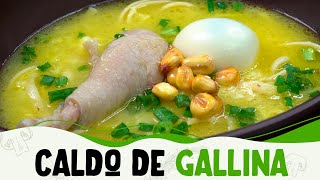 Cómo preparar CALDO DE GALLINA  Receta peruana  Delicioso y rápido [upl. by Novihs460]