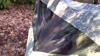 DIY Hammock with zipperless bugnet [upl. by Bashuk]