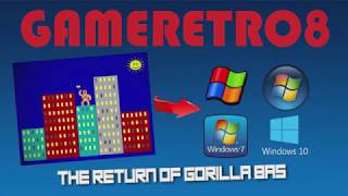 QBasic Gorillas source code Gorillabas for Windows 11  10 Free Download No VirusampADS [upl. by Wycoff]