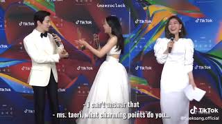 EngsubKim Taeri Lee Junho Interview Backstage Baeksang Arts Awards 2022 kimtaeri leejunho [upl. by Htebzile622]